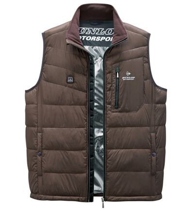 「＜ダンロップ・モータースポーツ＞秒・暖（すぐにあったか）ヒーター付ベスト（メンズベスト）」