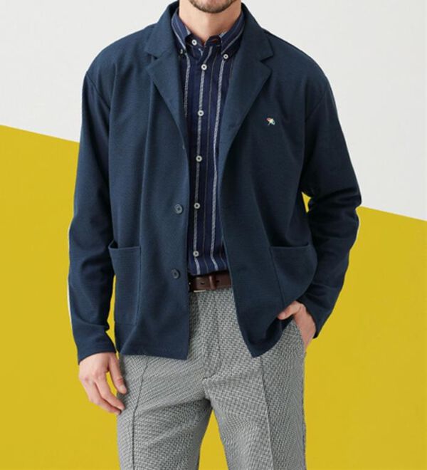 「＜アーノルド　パーマー＞ミラノリブカーディガンジャケット（メンズカーディガン）」｜詳細画像