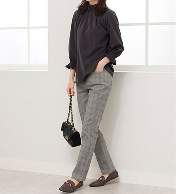 BELLUNA（ベルーナ）の「ウルトラ美脚！ストレッチパンツ（フルレングスパンツ）」｜詳細画像