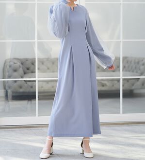 RANAN（ラナン）の「袖チュール重ねワンピース（その他ワンピース）」｜詳細画像