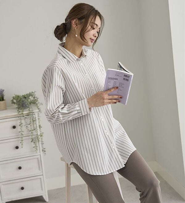 BELLUNA（ベルーナ）の「アイロンいらずの形態安定シャツ（シャツ）」｜詳細画像