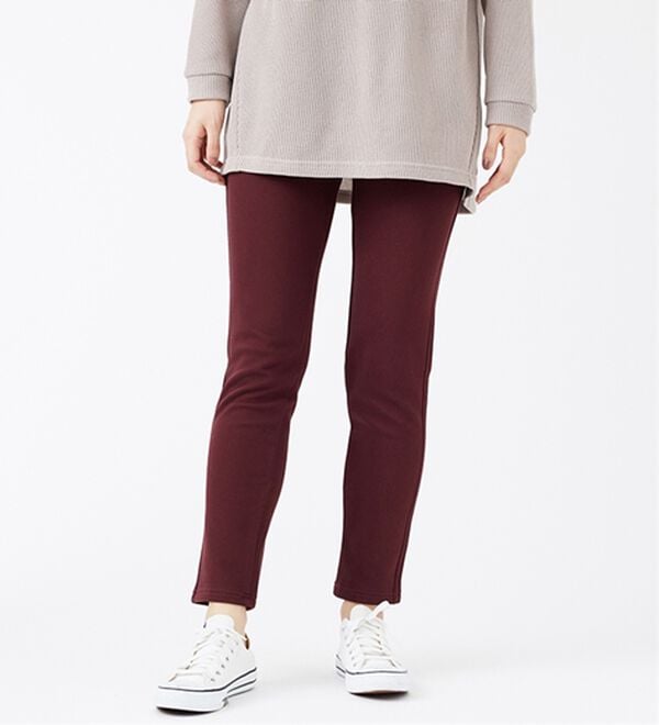BELLUNA（ベルーナ）の「裏ベロアストレッチ素材レギンスパンツ（フルレングスパンツ）」｜詳細画像