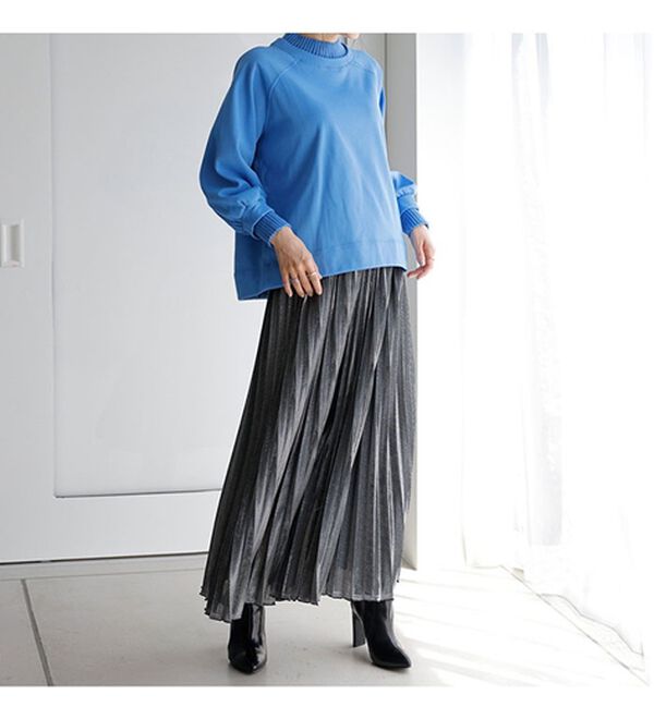 RANAN（ラナン）の「シャイニープリーツスカート（ロングスカート）」｜詳細画像