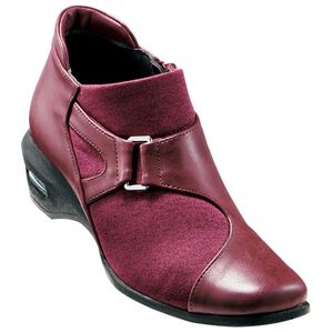 BELLUNA（ベルーナ）の「４Ｅエアソールストレッチブーティ（ブーツ）」｜ワイン