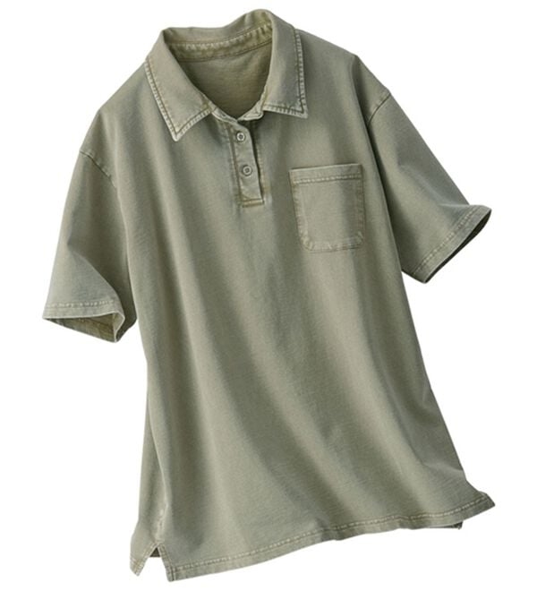 BELLUNA（ベルーナ）の「さらっと爽快！大人のヴィンテージ風ポロシャツ（ポロシャツ）」｜詳細画像