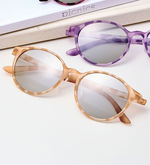 「目に優しい薄色偏光アイケアグラス（その他ファッション小物）」｜ベージュデミ