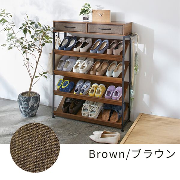 iellio（イエリオ）の「省スペースシューズラック＜シューズボックス・靴箱・玄関収納＞（玄関収納）」｜詳細画像