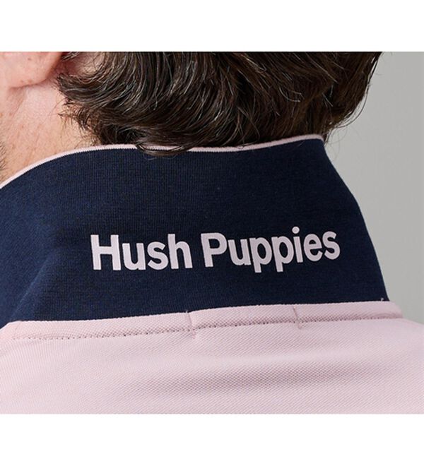 「＜ハッシュパピー＞配色長袖ポロシャツ（メンズポロシャツ）」｜詳細画像