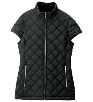 VINNO（ヴィノ）の「プライムウォームキルティングベスト（ベスト）」｜ブラック