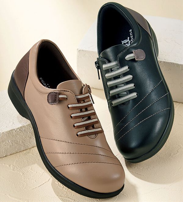 ルフラン（ルフラン）の「＜ラシーナリュクス＞４Ｅ牛革甲ゴムシューズ（スニーカー）」｜詳細画像