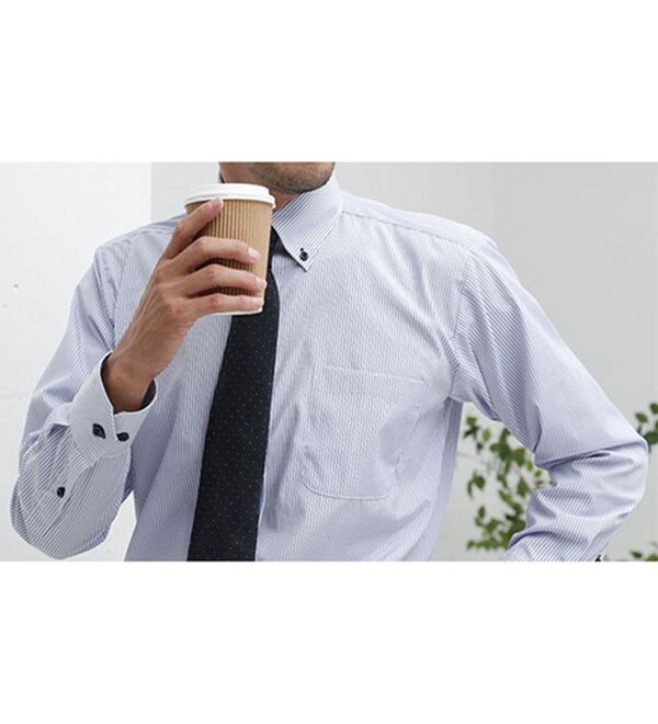 「【５枚セット】品質自慢！形態安定メンズワイシャツ（メンズワイシャツ）」｜詳細画像