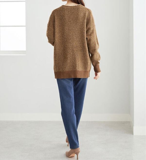 BELLUNA（ベルーナ）の「あったか！裏フリースストレッチパンツ（フルレングスパンツ）」｜詳細画像