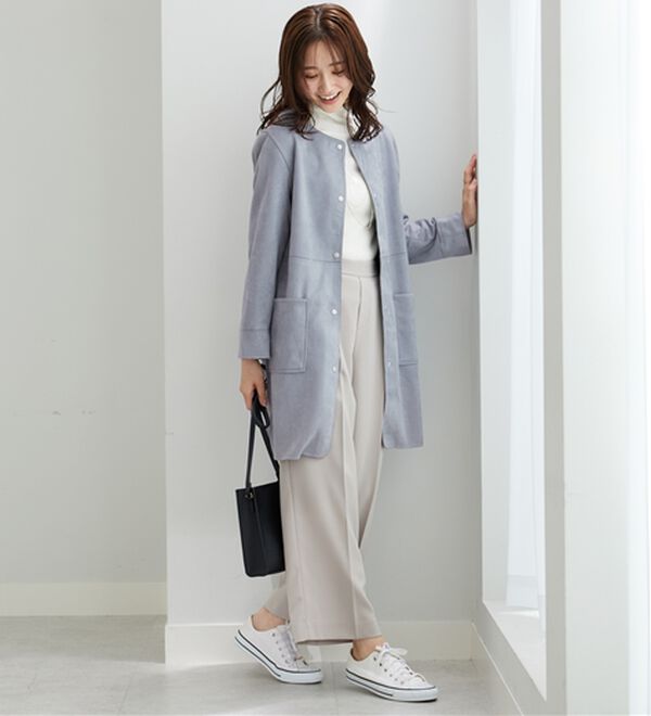 BELLUNA（ベルーナ）の「フェイクスエード切替デザインジャケット（その他ジャケット）」｜詳細画像