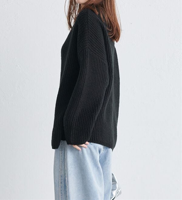 RANAN（ラナン）の「ふんわり！あぜ編ニットプルオーバー（ニット・セーター）」｜詳細画像