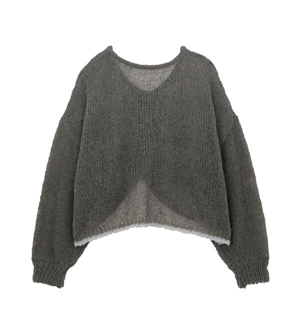 RANAN（ラナン）の「モヘアライク２ＷＡＹギャザーニット（ニット・セーター）」｜詳細画像