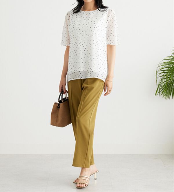 BELLUNA（ベルーナ）の「シフォン素材ドルマンデザインブラウス（ブラウス）」｜詳細画像