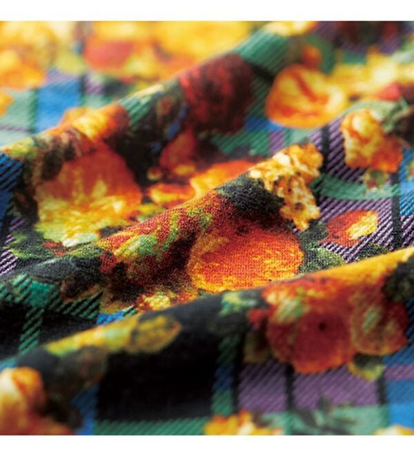 BELLUNA（ベルーナ）の「【日本製】京都プリントボトルネックプルオーバー（カットソー）」｜詳細画像