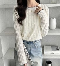 GeeRA（ジーラ）の「表面感配色メローカットソー（カットソー）」