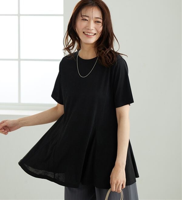 BELLUNA（ベルーナ）の「冷感フレアーシルエットチュニック（チュニック）」｜詳細画像