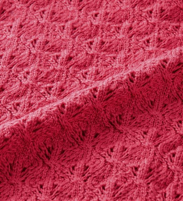 RANAN（ラナン）の「透かし柄サマーニットポロカーデ（ニット・セーター）」｜詳細画像