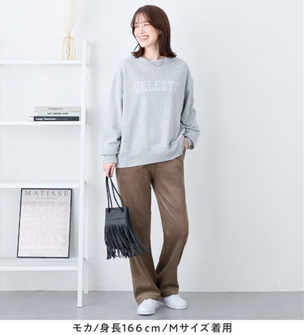 Viola e Viola（ヴィオラ エ ヴィオラ）の「毛布のような温かさ楽ぽか裏ファーフレアパンツ（フルレングスパンツ）」｜詳細画像