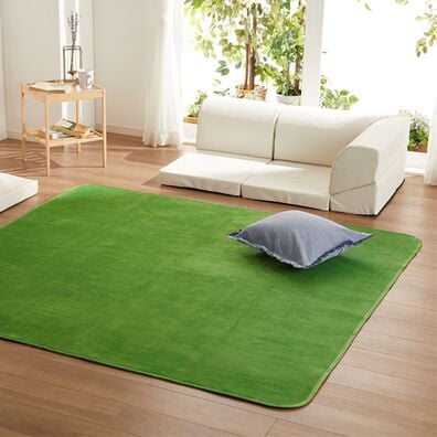 iellio（イエリオ）の「洗えるはっ水フランネルラグ＜ホットカーペット対応・撥水・洗濯可能＞（カーペット）」