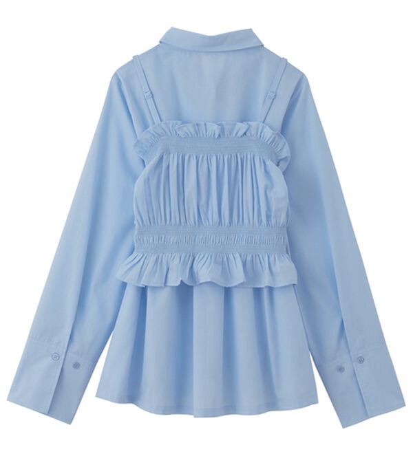 RANAN（ラナン）の「ビスチェ&times;レギュラーカラーシャツ（シャツ）」｜詳細画像