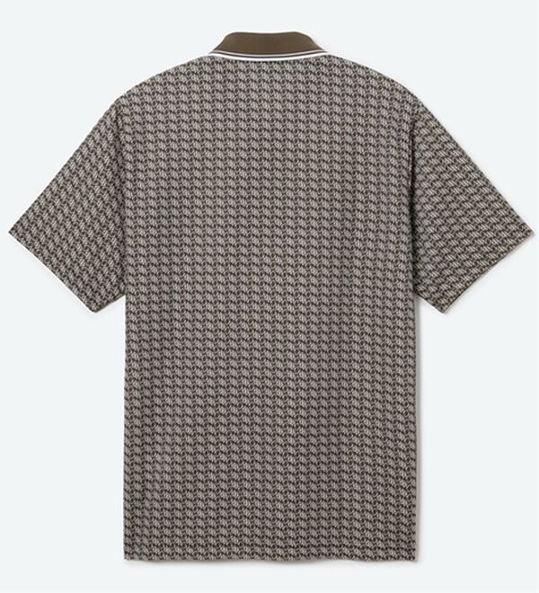 「＜マンシングウェア＞ＳＵＮＳＣＲＥＥＮモノグラムグラフィックプリント半袖ポロ（メンズポロシャツ）」｜詳細画像