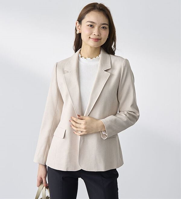 BELLUNA（ベルーナ）の「＜楽スタフィット＞シリーズ（ジャケット・パンツ・ベスト）（フルレングスパンツ）」｜詳細画像