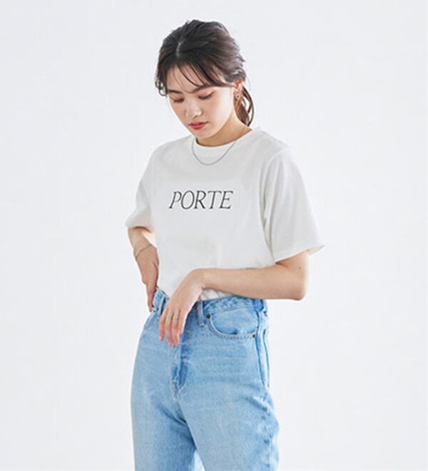 Pierrot（ピエロ）の「【イージーケア】選べるロゴＴシャツ（Tシャツ）」｜詳細画像