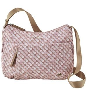 BELLUNA（ベルーナ）の「＜クロコダイル＞多収納軽量ショルダー（ショルダーバッグ）」｜ピンク