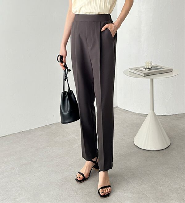 GeeRA（ジーラ）の「美脚きれい魅せ！テーパードパンツ（フルレングスパンツ）」｜詳細画像