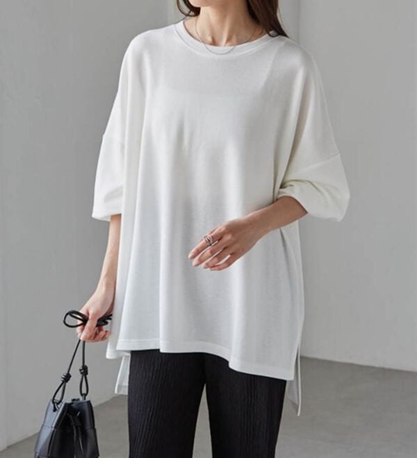 RANAN（ラナン）の「オーバーサイズスウェットＴ（カットソー）」｜詳細画像