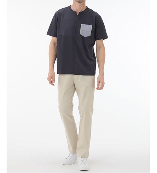 「＜ハッシュパピー＞大人のパネル切替プルオーバー（メンズシャツ）」｜詳細画像