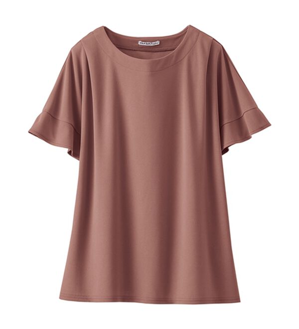 BELLUNA（ベルーナ）の「ジョーゼット素材袖パールブラウス（ブラウス）」｜詳細画像