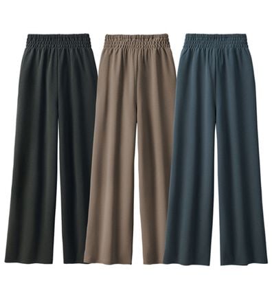 ルフラン（ルフラン）の「【３本組】ジャカード柄シャーリングパンツ（その他パンツ）」