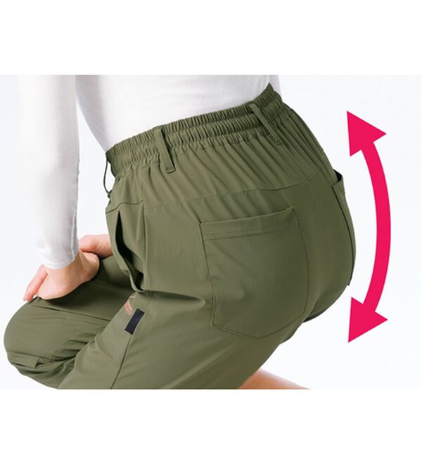 ルフラン（ルフラン）の「【３本組】【ＤＲ】軽やかはっ水ストレッチパンツ（その他パンツ）」｜詳細画像