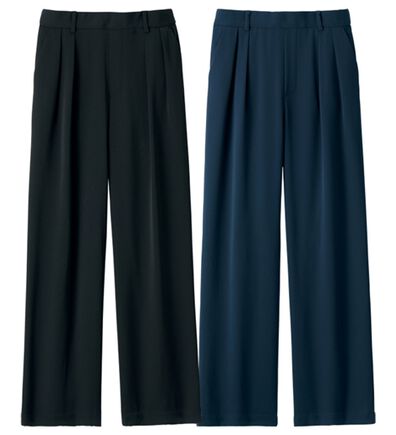 ルフラン（ルフラン）の「【２本組】とろ美ワイドパンツ（ワイドパンツ・ガウチョ）」