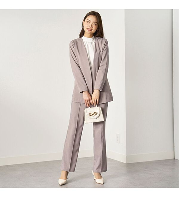 BELLUNA（ベルーナ）の「【４点セット】＜５つのラクが嬉しい！＞洗える！ストレッチ素材４点セットスーツ（その他スーツ）」｜詳細画像