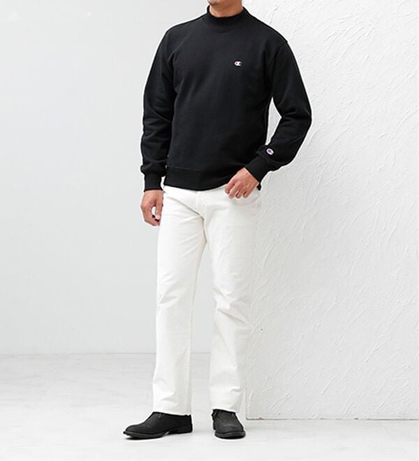 「＜チャンピオン＞モックネック裏起毛トレーナー（メンズトレーナー）」｜詳細画像