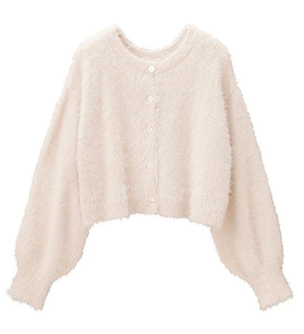 GeeRA（ジーラ）の「前後２ＷＡＹシャギー袖ボリュームニット（ニット・セーター）」｜詳細画像