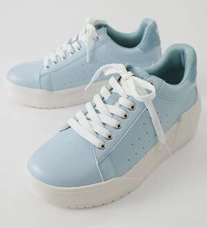 BELLUNA（ベルーナ）の「＜ｍｏｚ＞厚底軽量美脚スニーカー（スニーカー）」｜ブルー