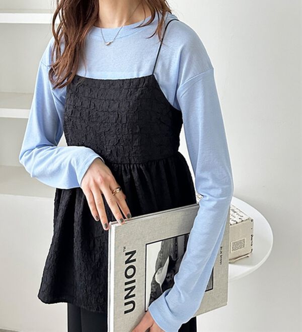 GeeRA（ジーラ）の「着回し自在！スラブシアートップス（カットソー）」｜詳細画像