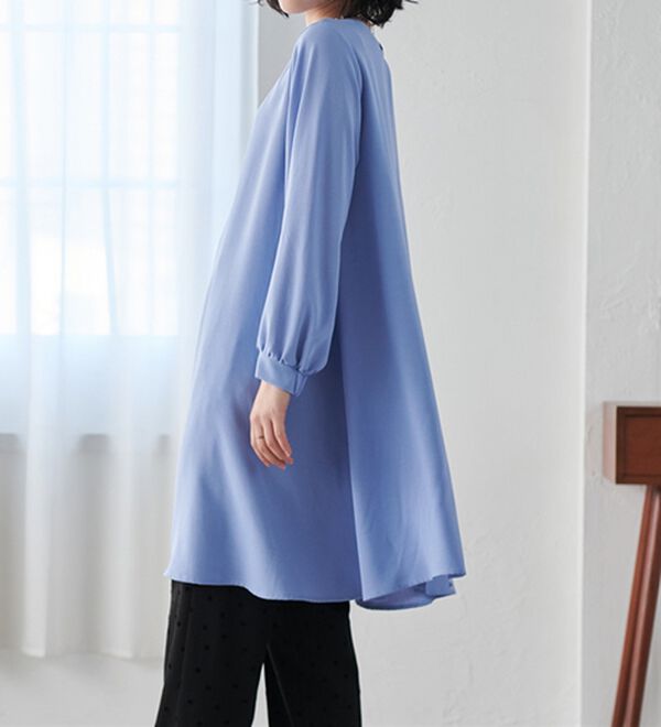 RANAN（ラナン）の「２ＷＡＹボタン使いフレアーブラウス（ブラウス）」｜詳細画像