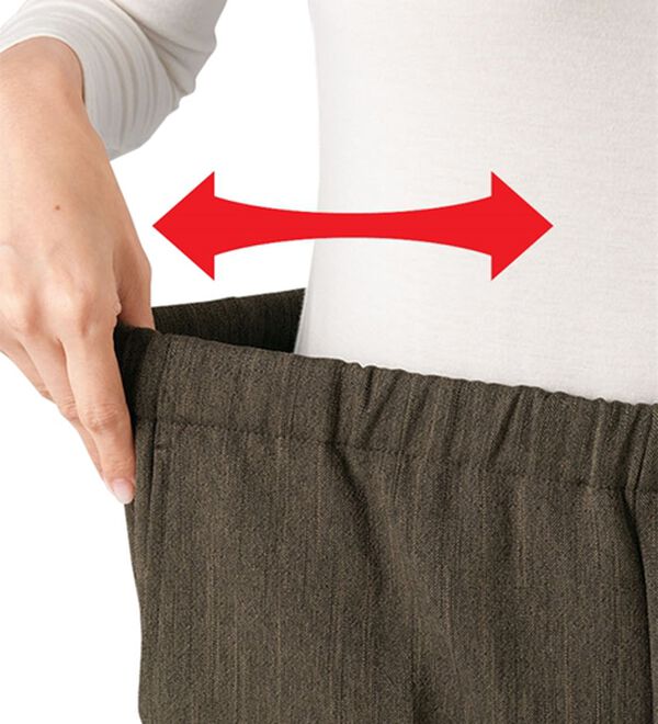 ルフラン（ルフラン）の「【３本組】日本製柔らかゴムのラク楽パンツ（フルレングスパンツ）」｜詳細画像