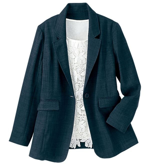 BELLUNA（ベルーナ）の「＜楽スタフィット＞テーラードジャケット（テーラードジャケット）」｜詳細画像