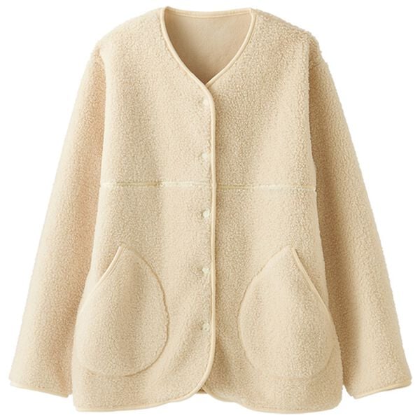 BELLUNA（ベルーナ）の「裏フリースであったか！プードルボアジャケット（その他ジャケット）」｜詳細画像