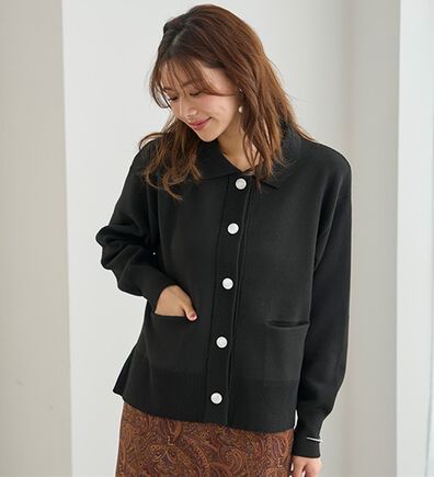 BELLUNA（ベルーナ）の「アウター感覚！ニットジャケット（その他ジャケット）」