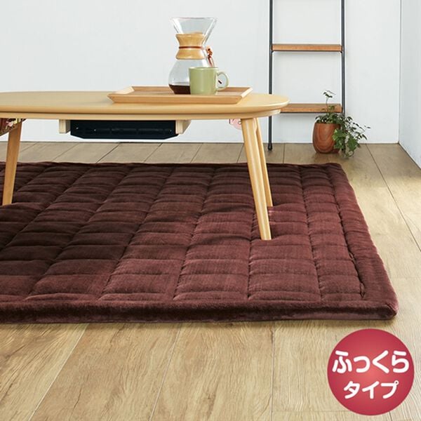 「厚みが選べる　まるで毛布なめらかタッチのごろ寝ラグ（カーペット）」｜詳細画像