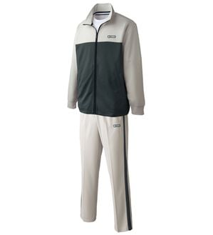 「＜ケー・スイス＞配色ＵＶジャージ上下セット（メンズゴルフウェア）」｜ホワイトセット